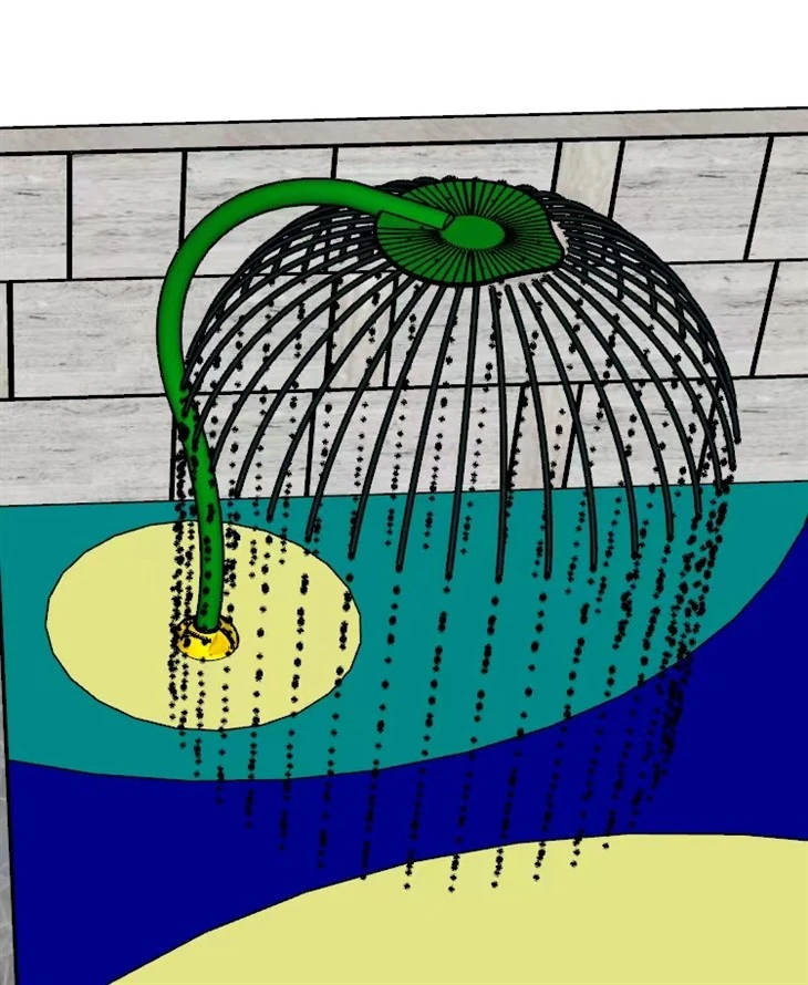 316L Bird Cage Water Playing Game Equipment