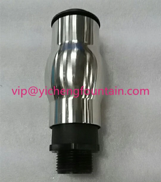 European Champagne Foam Nozzle Straight Water Foam Spray Fountain Nozzle SS304 With Plastic Material