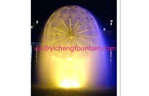 Fully Stainless Steel Material Dandelion Spray Fountain Nozzle with Poles and Heads Spray to Different Diameters