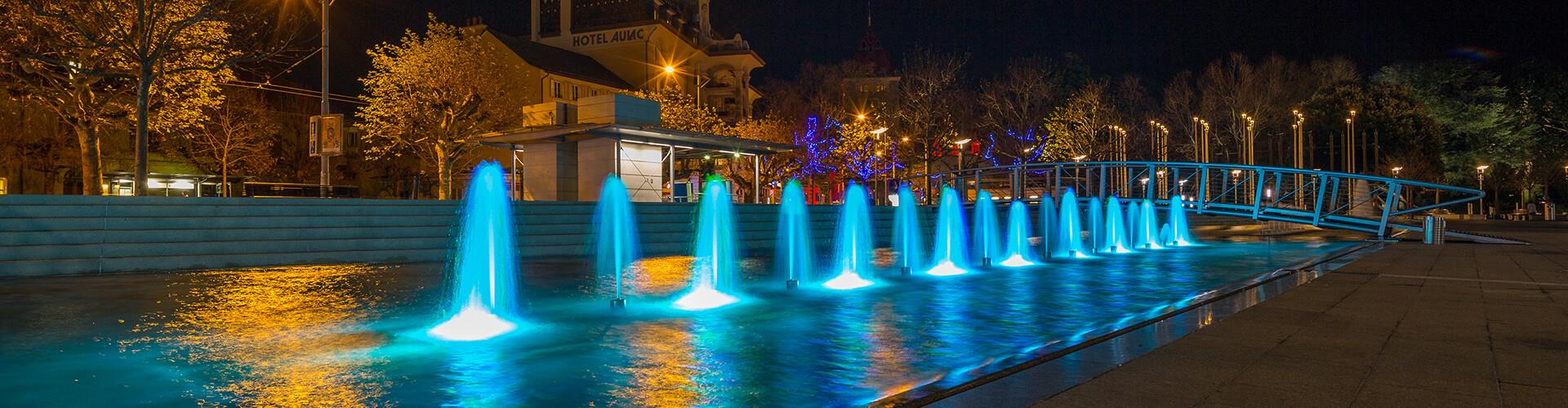 RGB fountain light