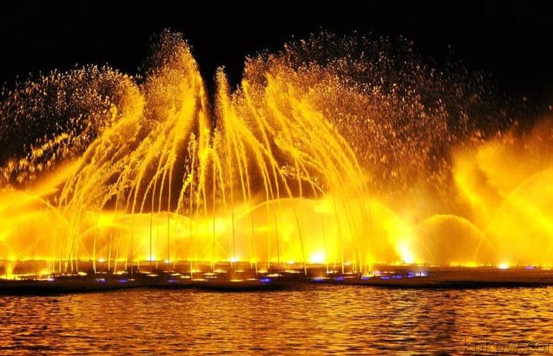 One of musical water fountain type - 1D swing water fountain
